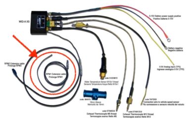 Extensión de cable de RPM para Corsaro II