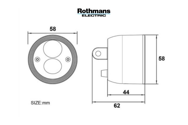 Headlight for Rothmans R+1000R eBike